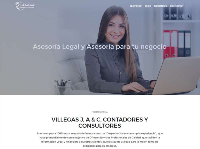 Página principal del Villegas Jac.